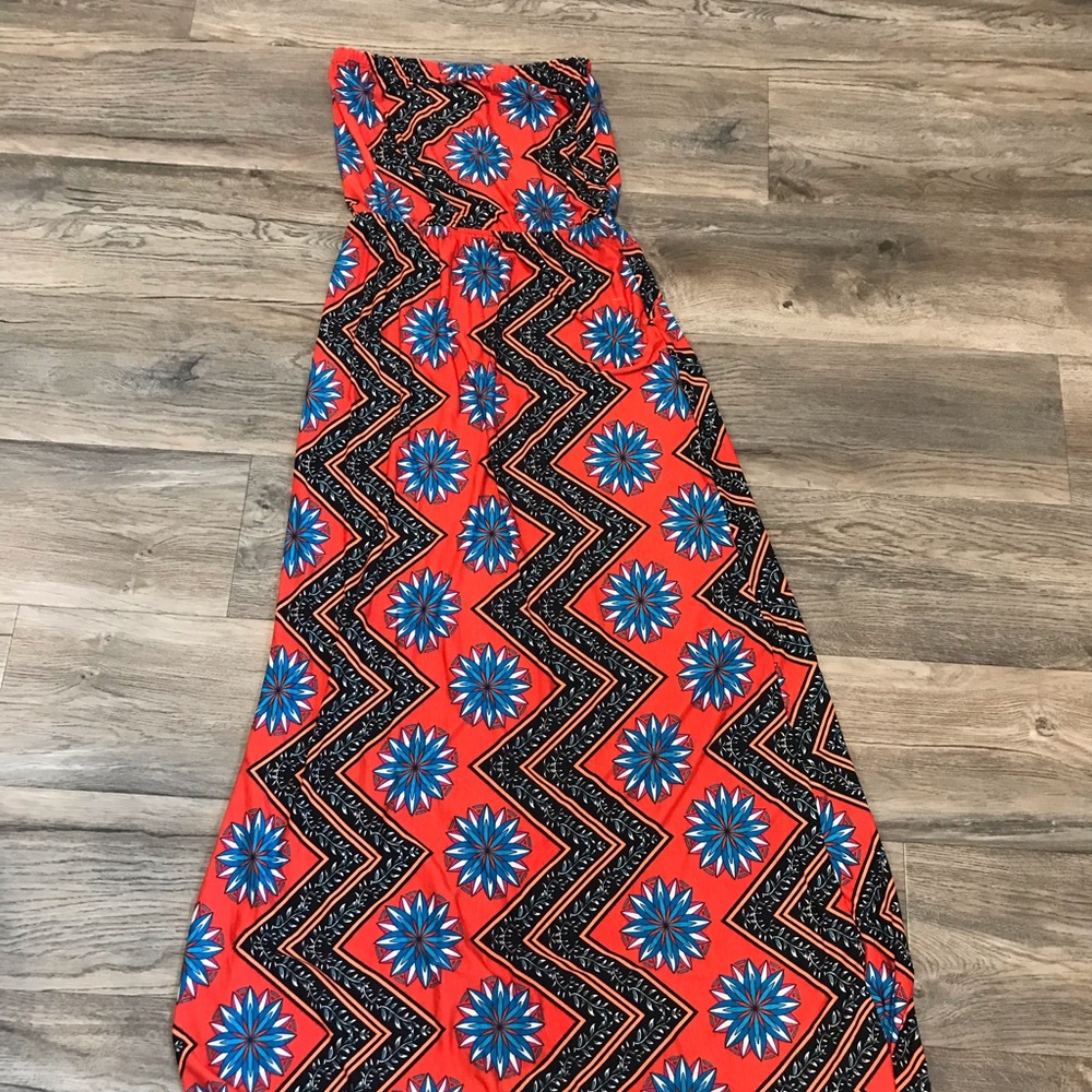 Strapless maxi dress from Evereve